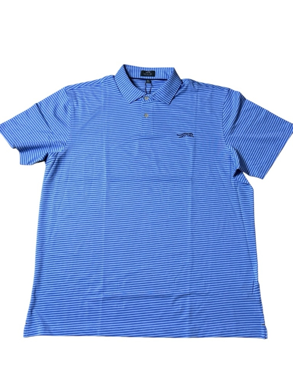 Sun Day Red NWT cypress multi stripe polo color denim Size XL - Picture 2 of 5